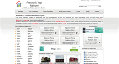 Desktop Screenshot of prefabrikevrehberi.com